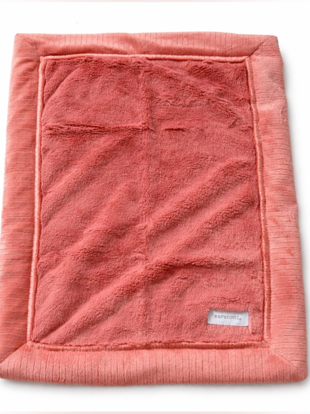 Saranoni Lush Mini Blanket Coral 19”x13”